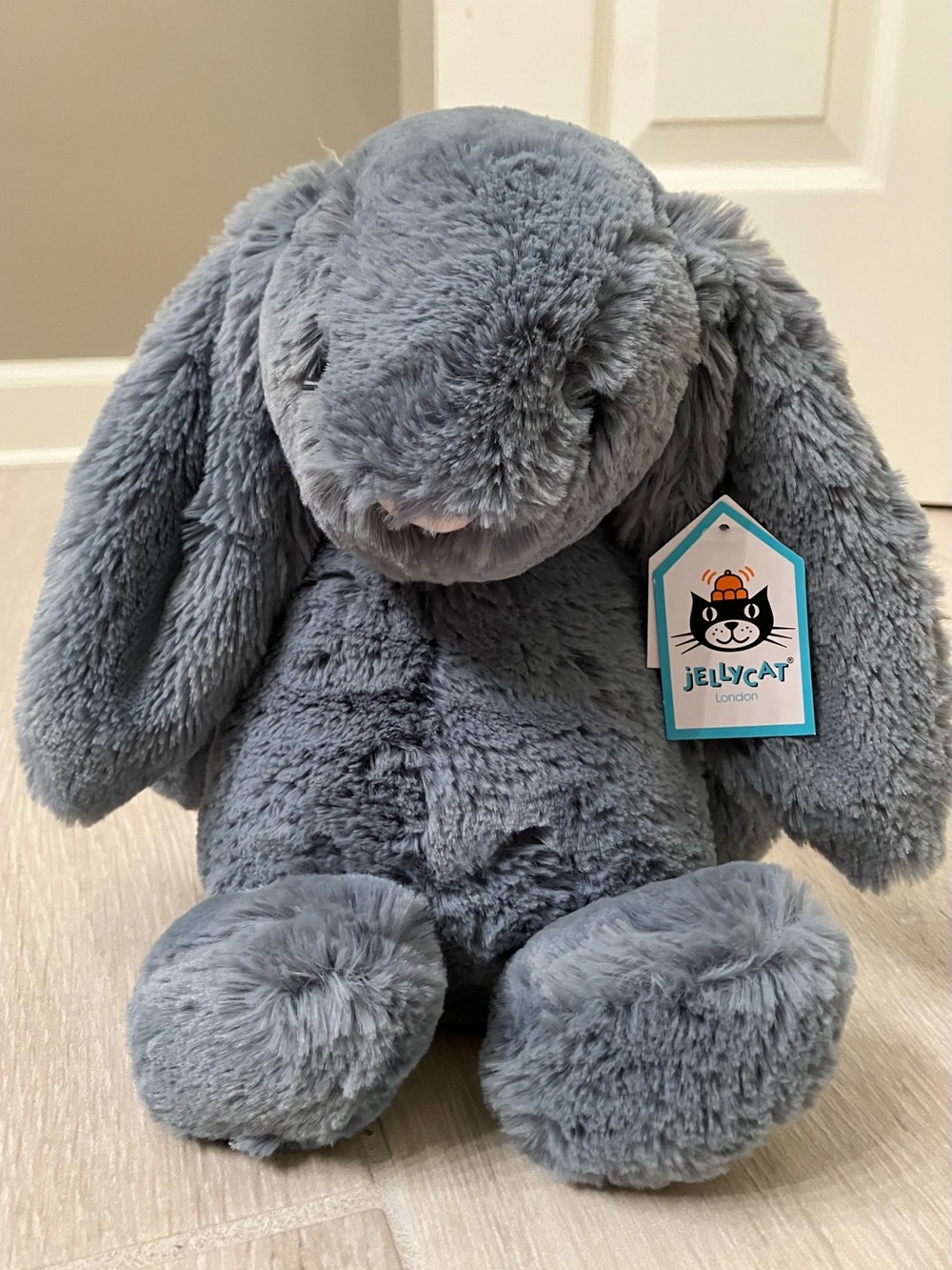 Jellycat Medium Bashful Dusky Blue Bunny